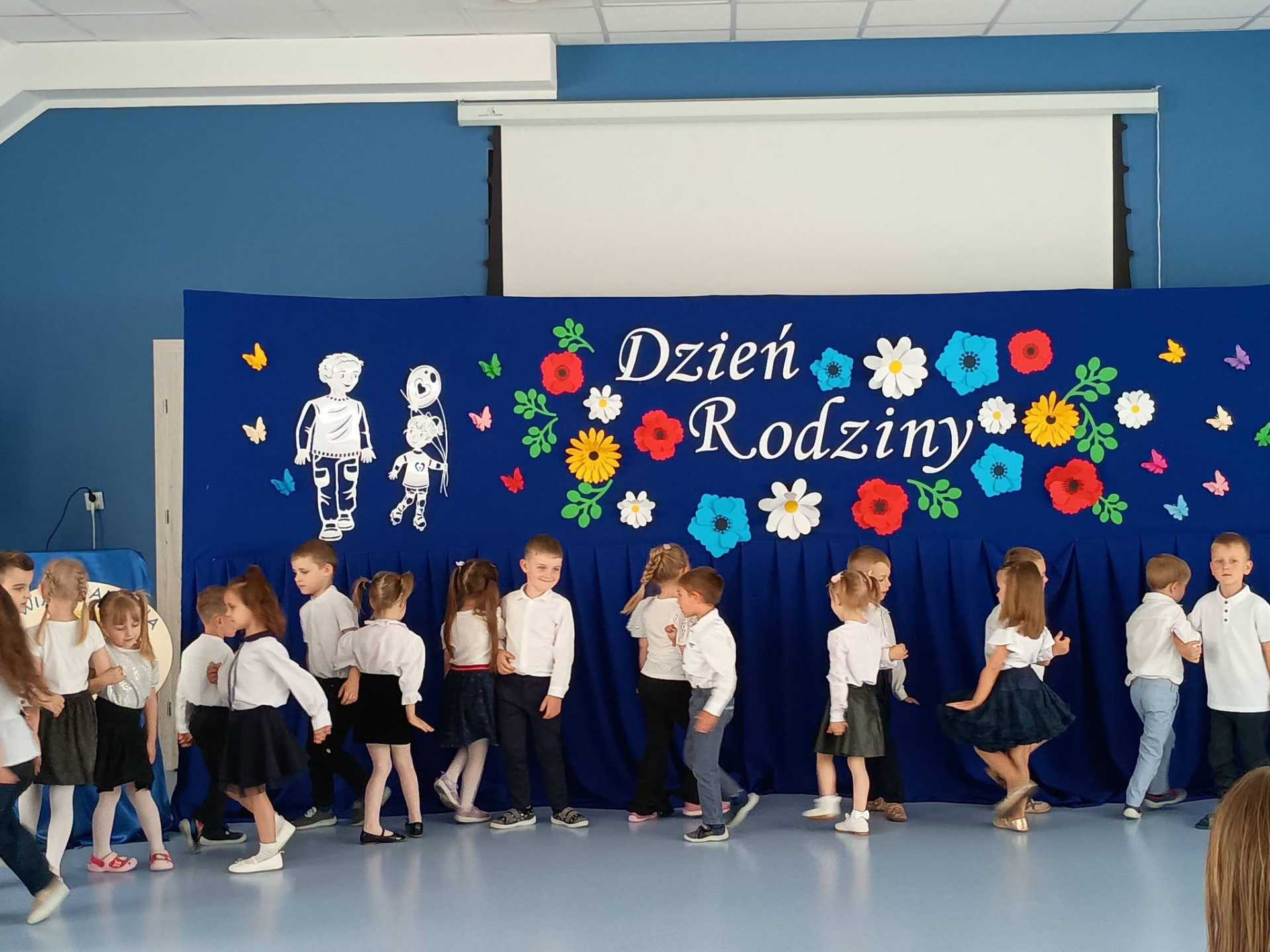 Występ przedszkolaków na Dniu Rodziny